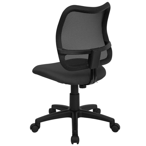 Flash Furniture Mid-Back Gray Mesh Swivel Task Chair - WL-A277-GY-GG