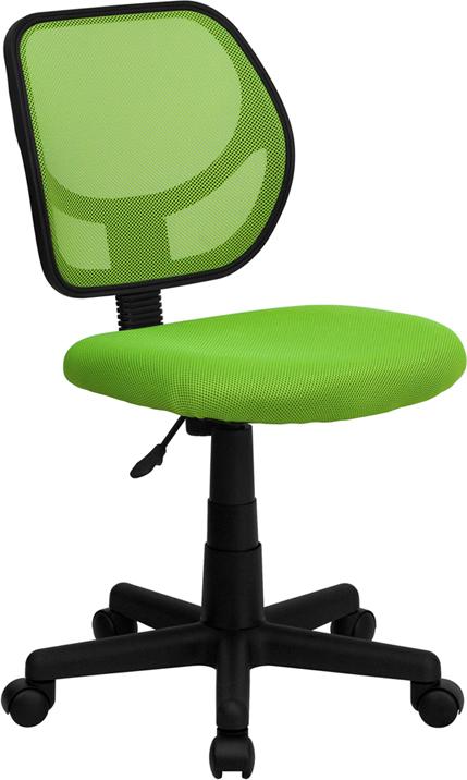 Flash Furniture Mid-Back Green Mesh Swivel Task Chair - WA-3074-GN-GG