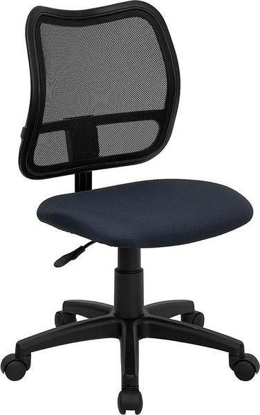 Flash Furniture Mid-Back Navy Blue Mesh Swivel Task Chair - WL-A277-NVY-GG