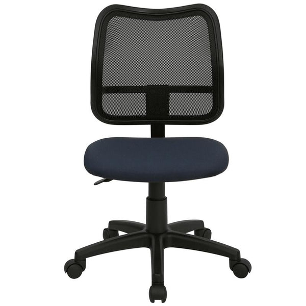 Flash Furniture Mid-Back Navy Blue Mesh Swivel Task Chair - WL-A277-NVY-GG