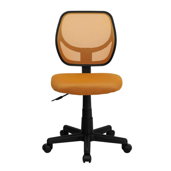 Flash Furniture Mid-Back Orange Mesh Swivel Task Chair - WA-3074-OR-GG
