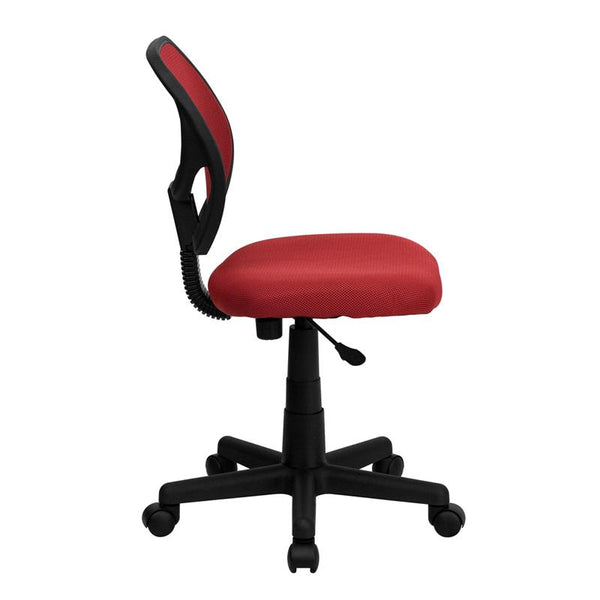 Flash Furniture Mid-Back Red Mesh Swivel Task Chair - WA-3074-RD-GG