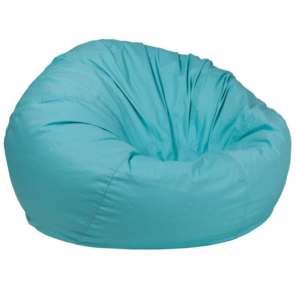 Flash Furniture Oversized Solid Mint Green Bean Bag Chair - DG-BEAN-LARGE-SOLID-MTGN-GG