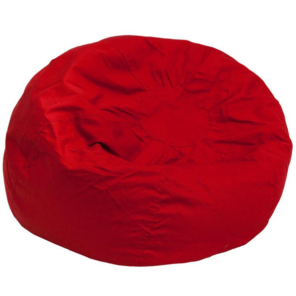 Flash Furniture Oversized Solid Red Bean Bag Chair - DG-BEAN-LARGE-SOLID-RED-GG