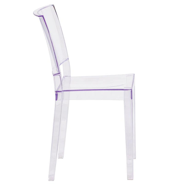 Flash Furniture Phantom Series Transparent Stacking Side Chair - FH-121-APC-GG