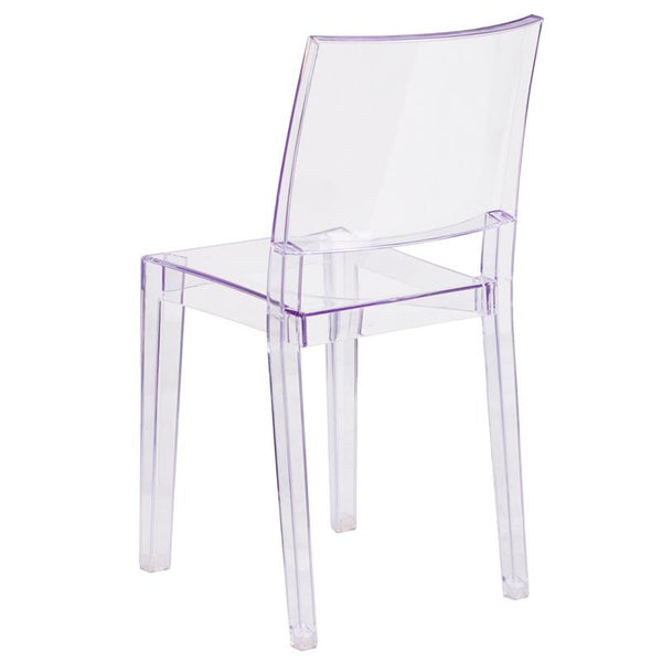 Flash Furniture Phantom Series Transparent Stacking Side Chair - FH-121-APC-GG