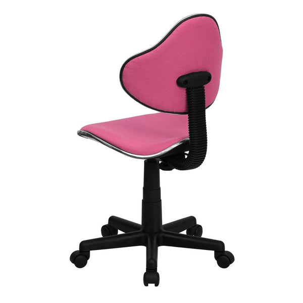 Flash Furniture Pink Fabric Ergonomic Swivel Task Chair - BT-699-PINK-GG