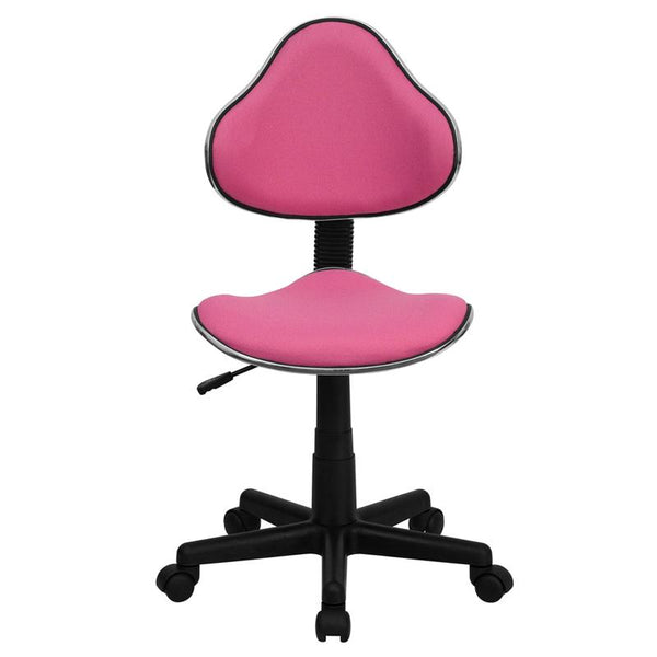 Flash Furniture Pink Fabric Ergonomic Swivel Task Chair - BT-699-PINK-GG