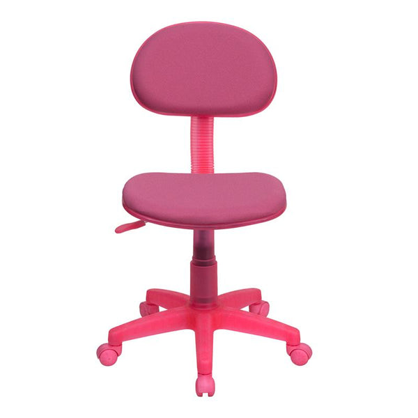 Flash Furniture Pink Fabric Swivel Task Chair - BT-698-PINK-GG