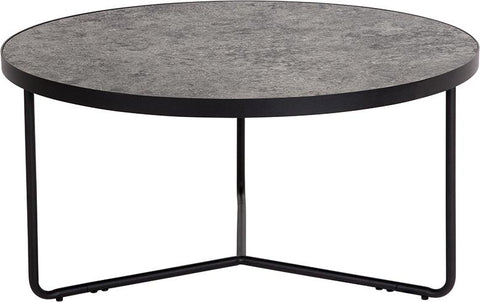 Flash Furniture Providence Collection 31.5" Round Coffee Table in Concrete Finish - HG-CT315-800X400-GG