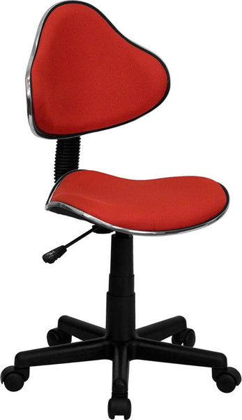 Flash Furniture Red Fabric Ergonomic Swivel Task Chair - BT-699-RED-GG