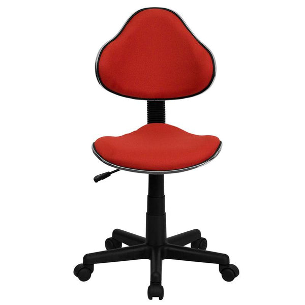 Flash Furniture Red Fabric Ergonomic Swivel Task Chair - BT-699-RED-GG