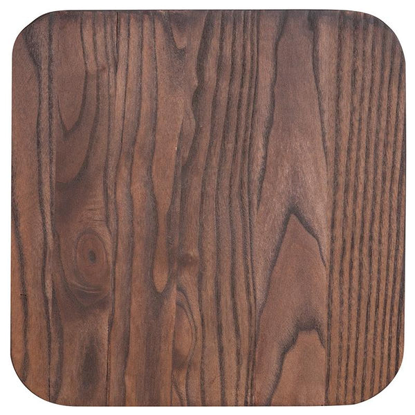 Flash Furniture Rustic Walnut Wood Seat for Colorful Metal Barstools - CH-31320M1D-GG