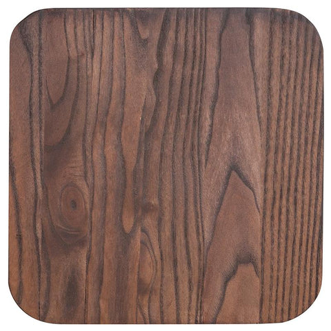 Flash Furniture Rustic Walnut Wood Seat for Colorful Metal Barstools - CH-31320M1D-GG