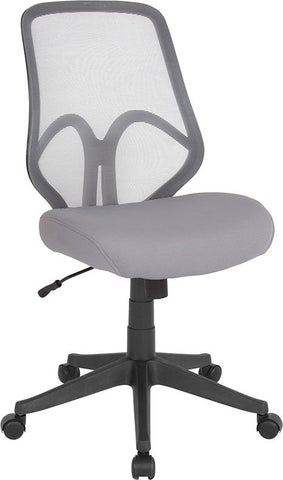 Flash Furniture Salerno Series High Back Light Gray Mesh Chair - GO-WY-193A-LTGY-GG