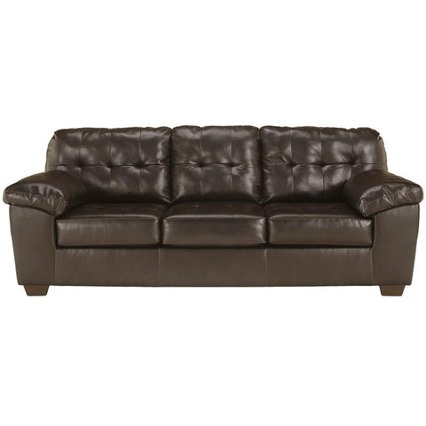 Flash Furniture Signature Design by Ashley Alliston Sofa in Chocolate DuraBlend - FSD-2399SOF-CHO-GG