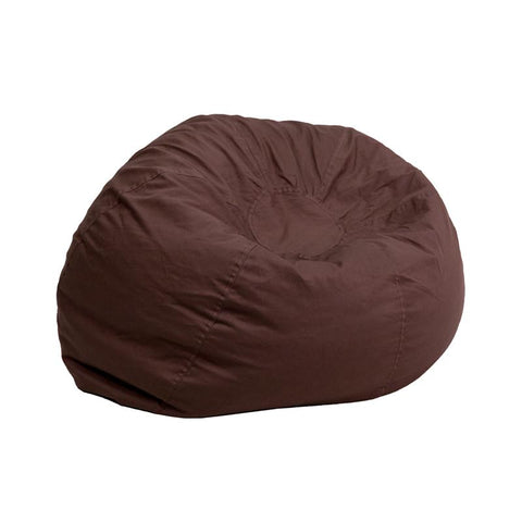 Flash Furniture Small Solid Brown Kids Bean Bag Chair - DG-BEAN-SMALL-SOLID-BRN-GG