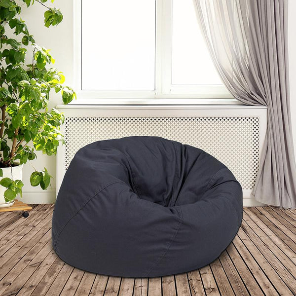 Flash Furniture Small Solid Gray Kids Bean Bag Chair - DG-BEAN-SMALL-SOLID-GY-GG