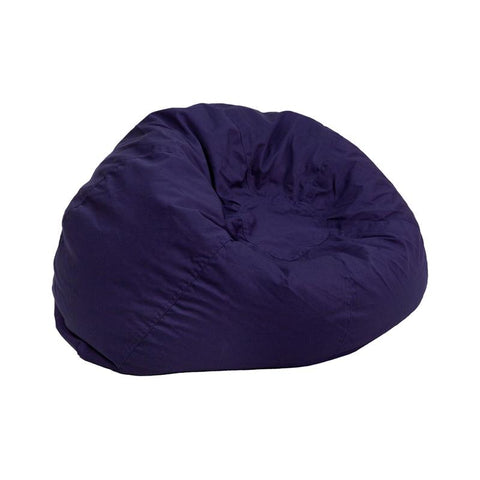 Flash Furniture Small Solid Navy Blue Kids Bean Bag Chair - DG-BEAN-SMALL-SOLID-BL-GG