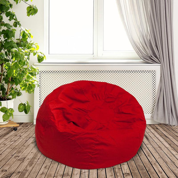 Flash Furniture Small Solid Red Kids Bean Bag Chair - DG-BEAN-SMALL-SOLID-RED-GG