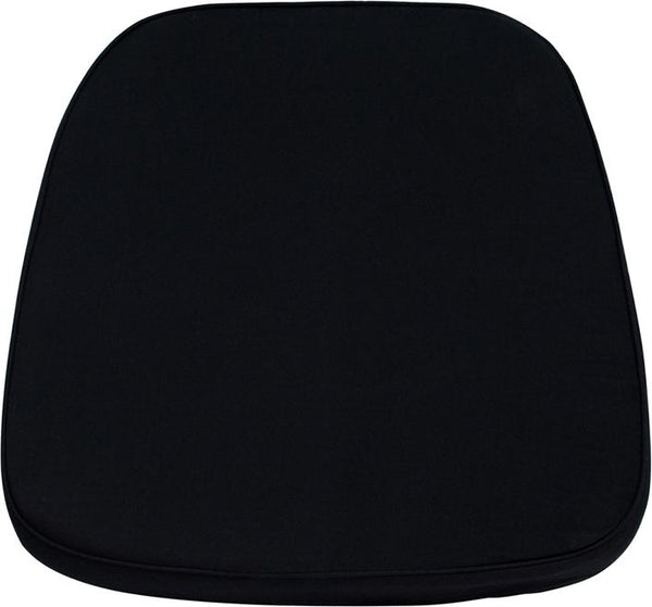 Flash Furniture Soft Black Fabric Chiavari Chair Cushion - LE-L-C-BLACK-GG