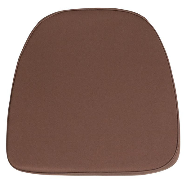 Flash Furniture Soft Brown Fabric Chiavari Chair Cushion - BH-BRN-GG