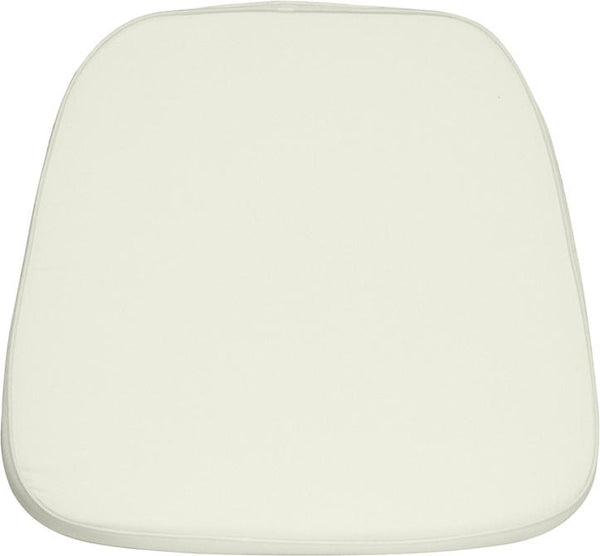 Flash Furniture Soft Ivory Fabric Chiavari Chair Cushion - LE-L-C-WHITE-GG