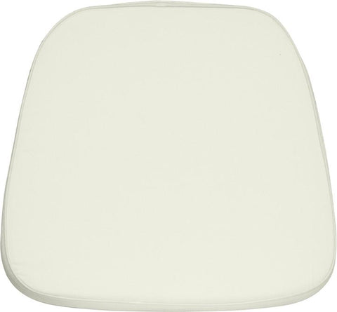 Flash Furniture Soft Ivory Fabric Chiavari Chair Cushion - LE-L-C-WHITE-GG