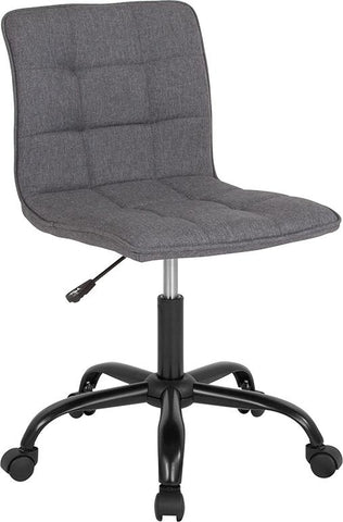 Flash Furniture Sorrento Home and Office Task Chair in Dark Gray Fabric - DS-512C-DGY-F-GG