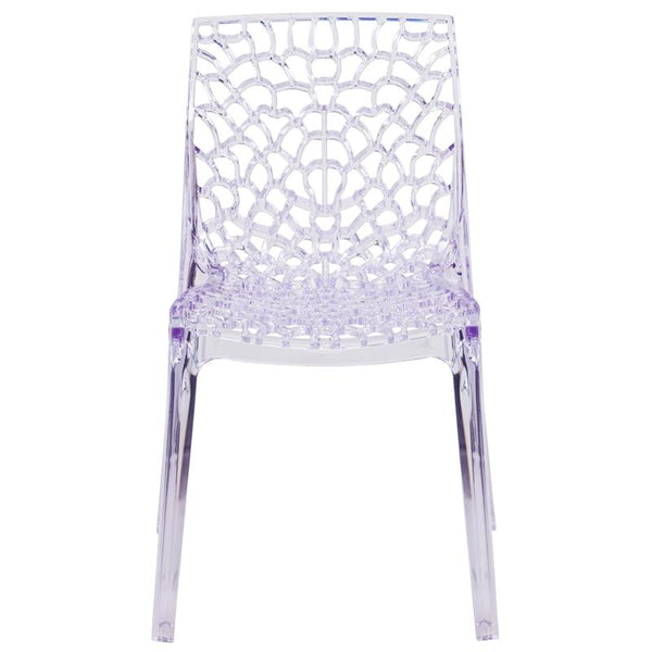 Flash Furniture Vision Series Transparent Stacking Side Chair - FH-161-APC-GG