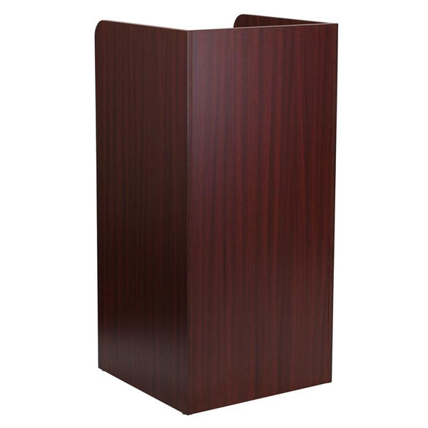 Flash Furniture Wood Tray Top Receptacle in Mahogany - MT-M8520-TRA-MAH-GG