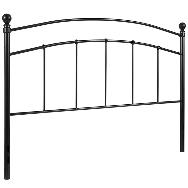 Flash Furniture Woodstock Decorative Black Metal Queen Size Headboard - HG-HB1706-Q-GG