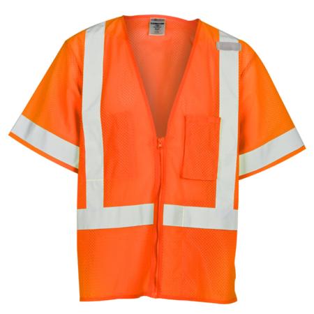 ML Kishigo Class 3 Economy All Mesh Vest Large (Orange) - 1265L