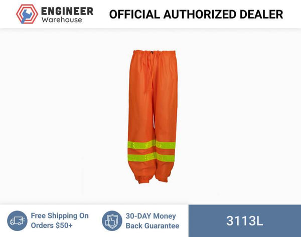 ML Kishigo Class E Mesh Pants Large-XLarge (Orange) - 3113L