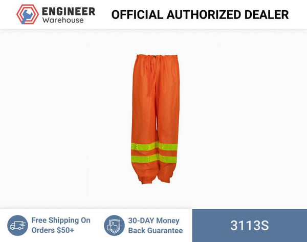 ML Kishigo Class E Mesh Pants Small-Medium (Orange) - 3113S