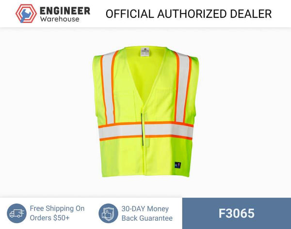 ML Kishigo Flame Resistant FR Pro Series Vest - Class 2 - 5XLarge - Lime: 2-4 week lead time - F3065