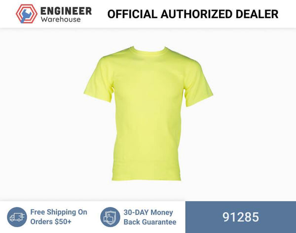 ML Kishigo Non-ANSI T-Shirts 100% Cotton T-Shirt - Short Sleeve - 5XLarge - Lime - 91285