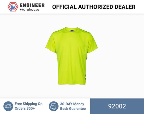 ML Kishigo Non-ANSI T-Shirts Premium Black Series High Vis T-Shirt - 2XLarge - Lime - 92002