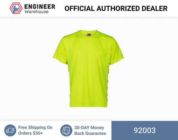 ML Kishigo Non-ANSI T-Shirts Premium Black Series High Vis T-Shirt - 3XLarge - Lime - 92003