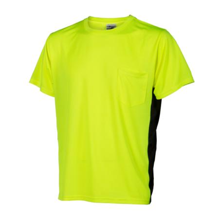 ML Kishigo Non-ANSI T-Shirts Premium Black Series High Vis T-Shirt - 4XLarge - Lime - 92004