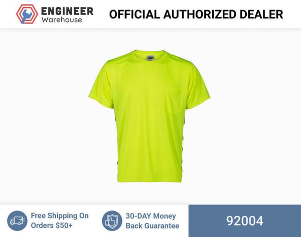 ML Kishigo Non-ANSI T-Shirts Premium Black Series High Vis T-Shirt - 4XLarge - Lime - 92004
