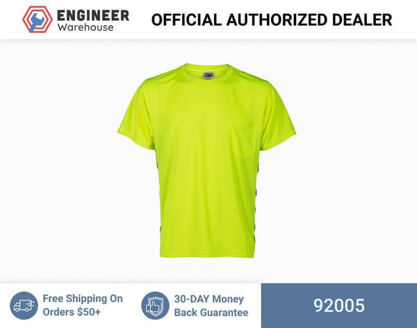 ML Kishigo Non-ANSI T-Shirts Premium Black Series High Vis T-Shirt - 5XLarge - Lime - 92005