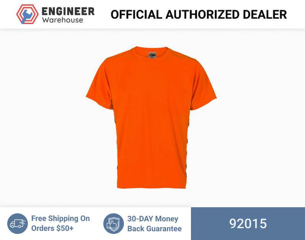 ML Kishigo Non-ANSI T-Shirts Premium Black Series High Vis T-Shirt - 5XLarge - Orange - 92015
