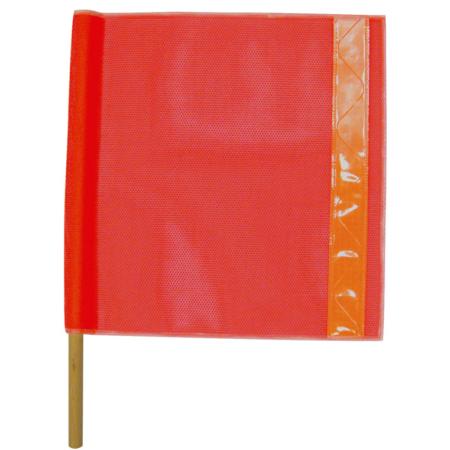 ML Kishigo Heavy-Duty Warning Flag w/ Orange Prismatic Tape - 5988