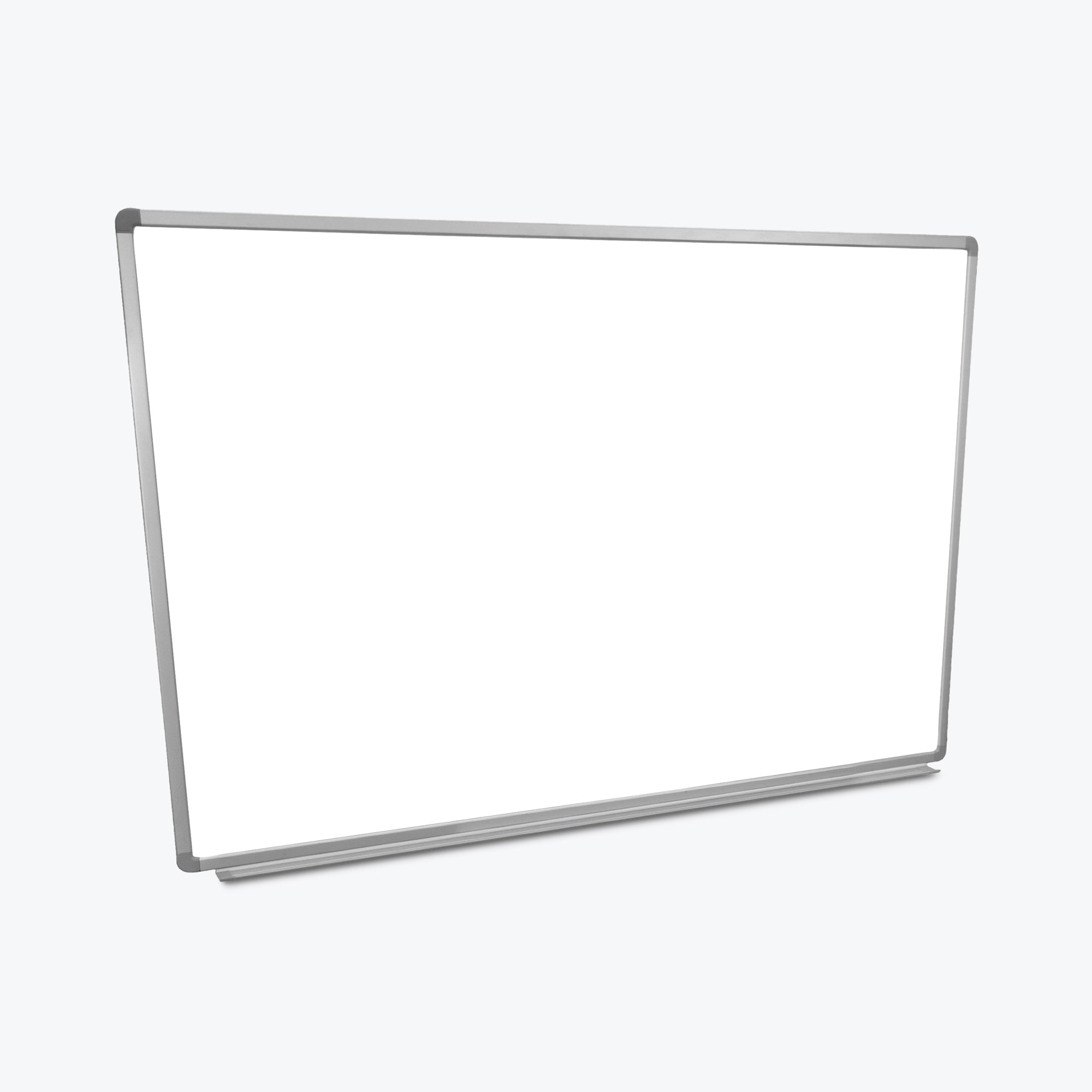 Luxor Wall-Mountable Magnetic Whiteboard 60" x40" (White/Silver) - WB6040W