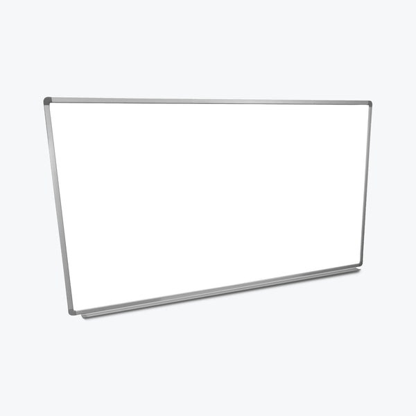Luxor Wall-Mountable Magnetic Whiteboard 72" x 40" (White/Silver) - WB7240W