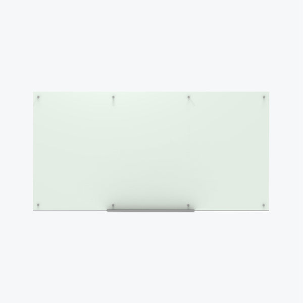 Luxor Magnetic Wall-Mounted Glass Board 96"x48" (Frosted) - WGB9648M